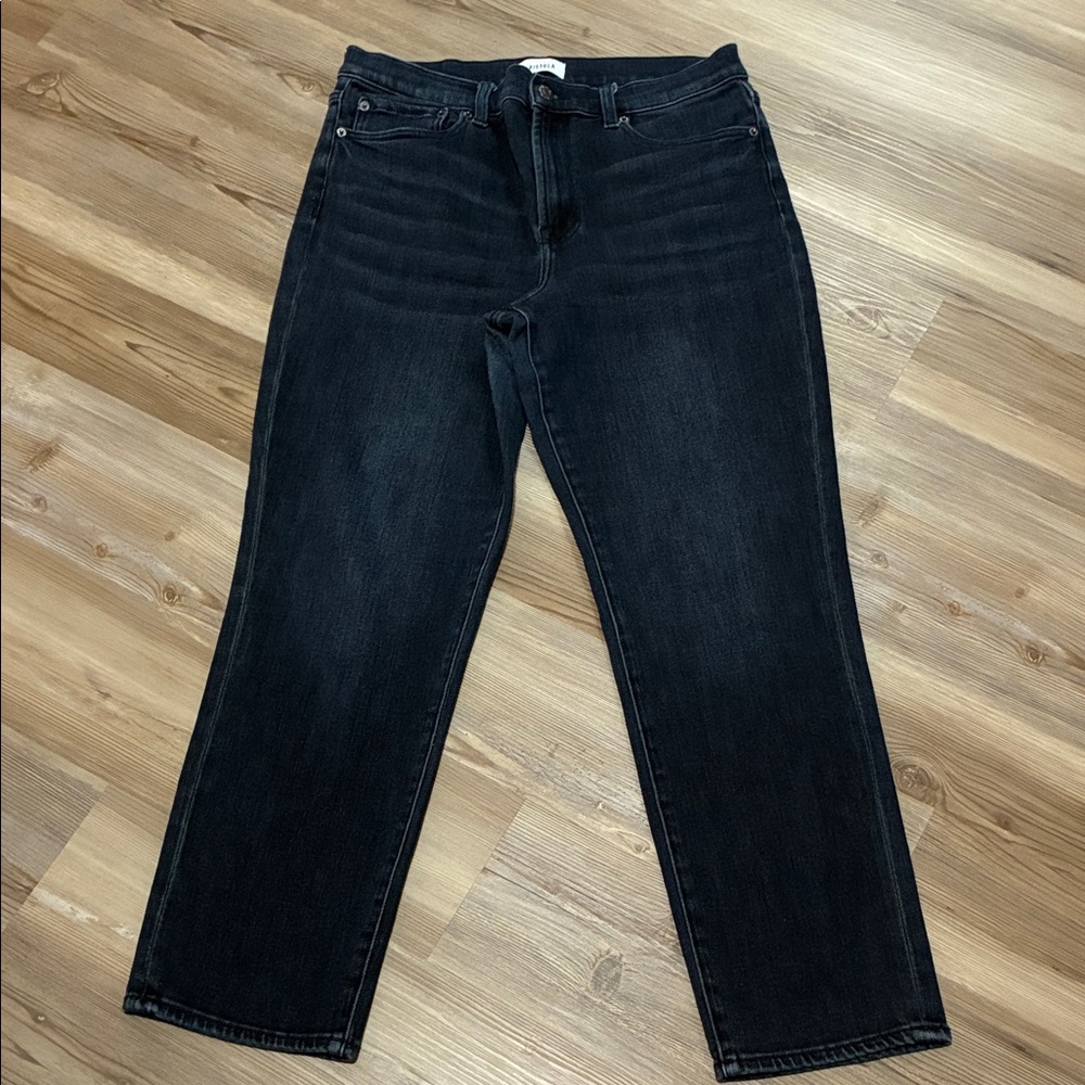 Pistola Women’s Straight leg Jeans Stretch denim Size 31 Dark wash High rise - Picture 2 of 10